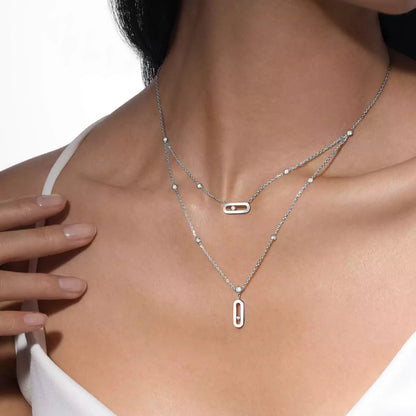 [Renovia Jewelry] Move Uno Diamond Necklace