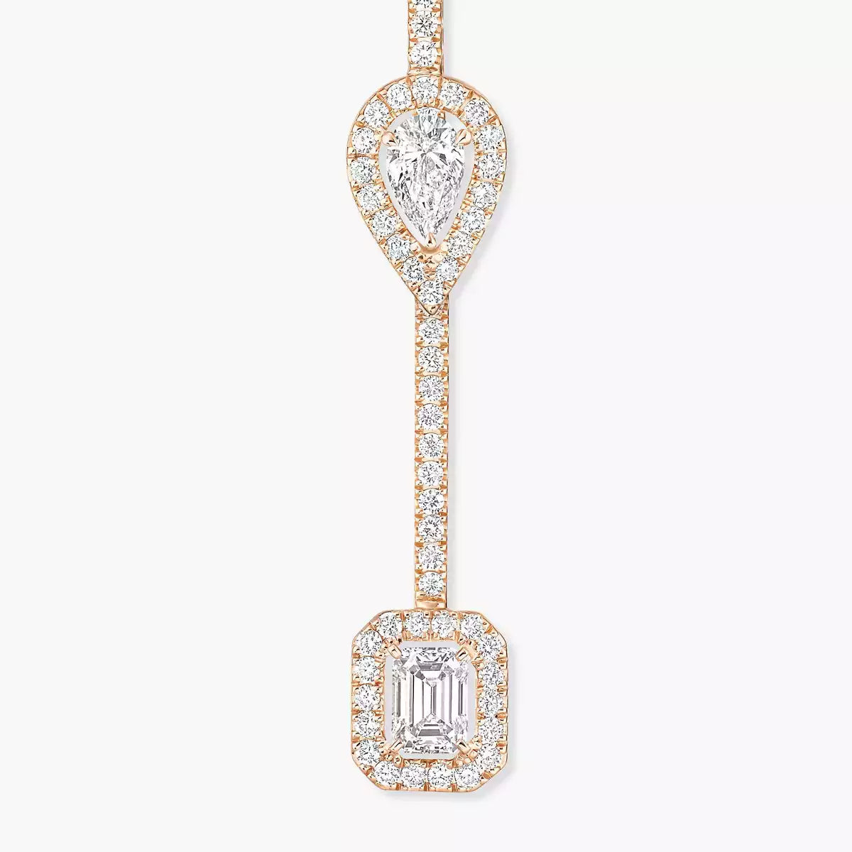 [Renovia Jewelry]Diamond Drop Earrings My Twin